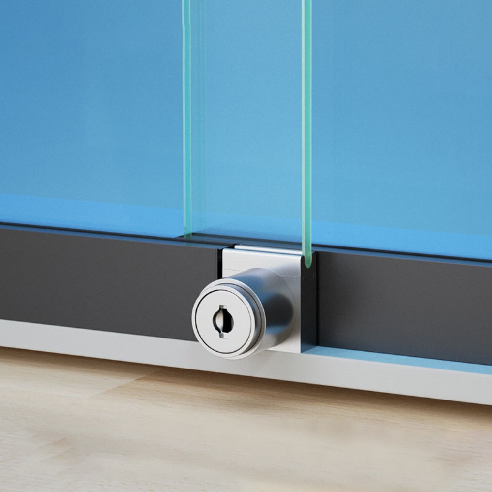 Furniture Hardware Display - New Zinc Alloy Glass Door Lock