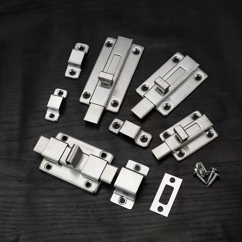 Furniture And Hardware Supplies - Self-Elastic Latch Security Bolt Latch Anti-theft