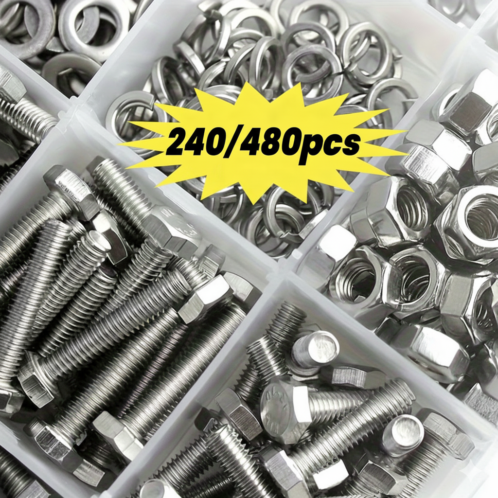 Restoration Hardware Furniture Outdoor - 480Pcs Stainless Steel Hex Bolt and