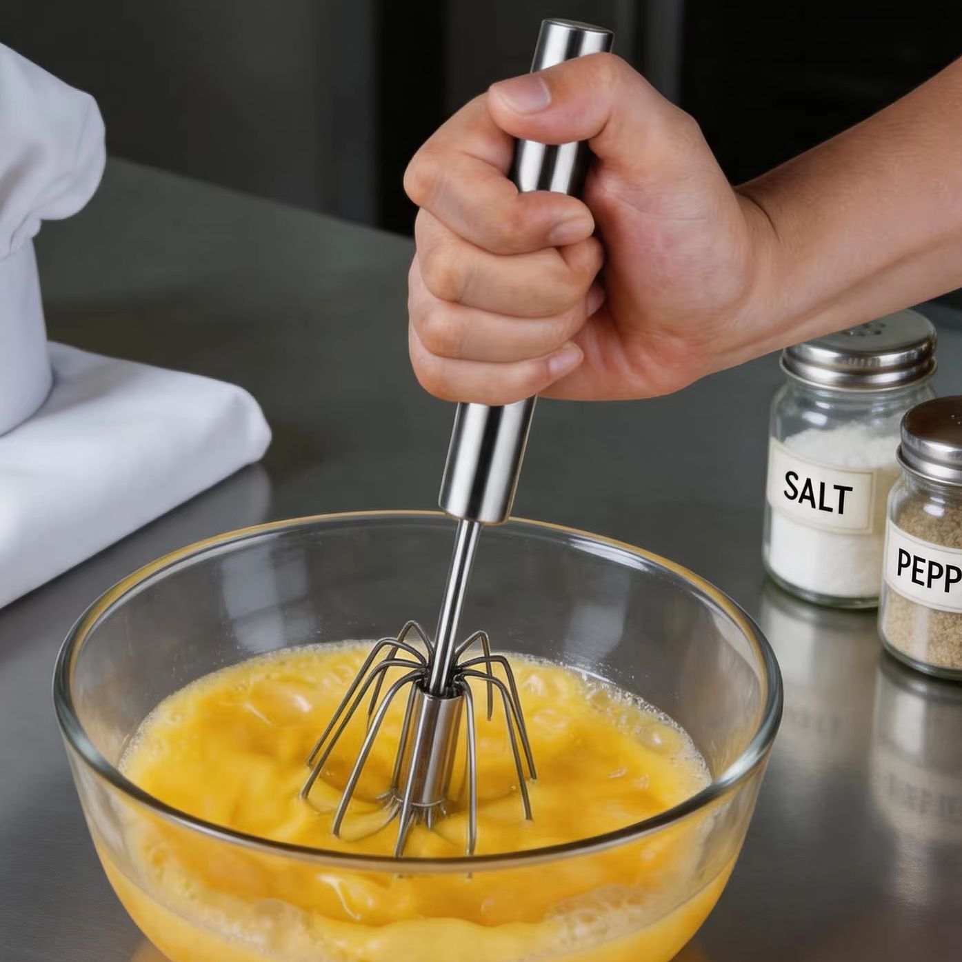 Furniture Hardware Kit - Stainless Steel Semi-automatic Egg Beater/Home Furniture