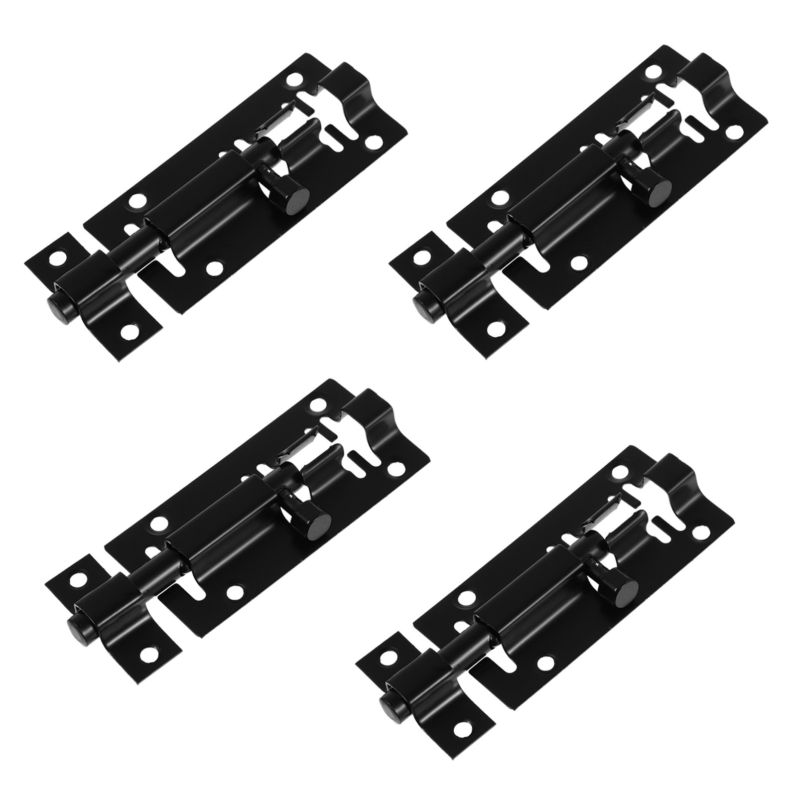 Barrel Bolt Slide - 4Pcs Anti-Theft Door Latch Stainless Steel