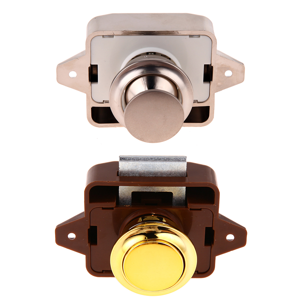 Furniture Hardware Kit - 1PC Mini Push Lock Button Catch