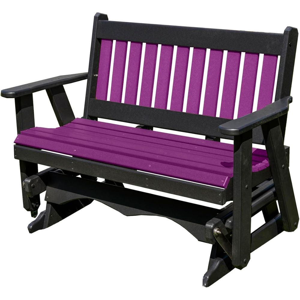 Furniture Hardware Usa - Heavy-Duty 4-Seat Poly Lumber Porch Glider