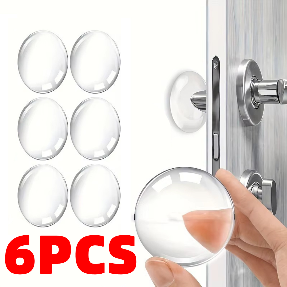 Furniture Hardware Parts - Silicone Soft Rubber Anti-Collision Wall Sticker