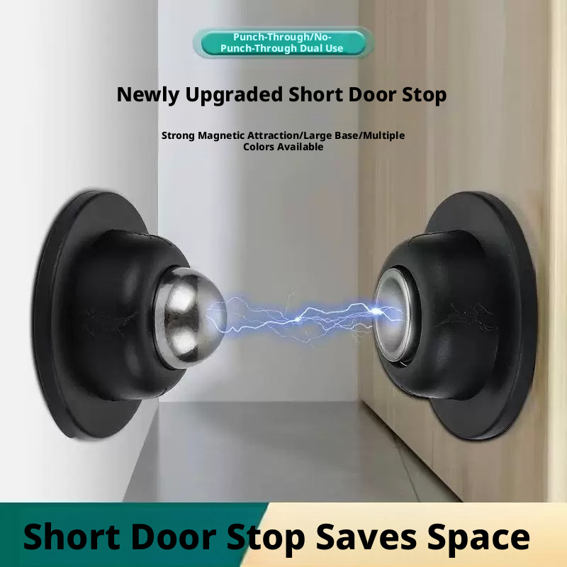 Magnetic Catch Door - Silicone Anti-collision Magnetic Door Stopper Bedroom
