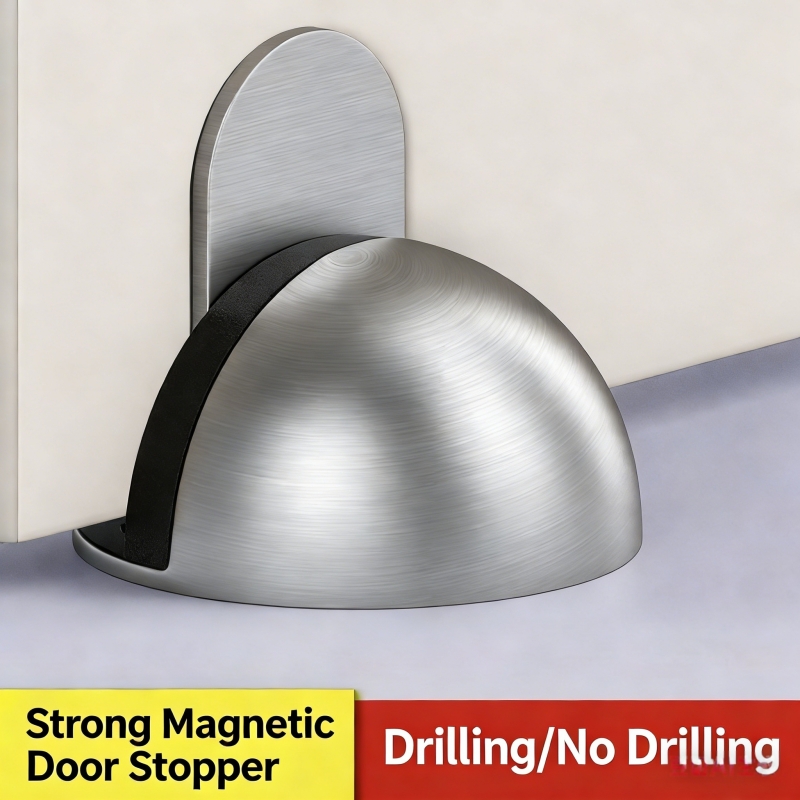 No-Punch Magnetic Door Stopper - Magnetic Catch Door 评论和价格