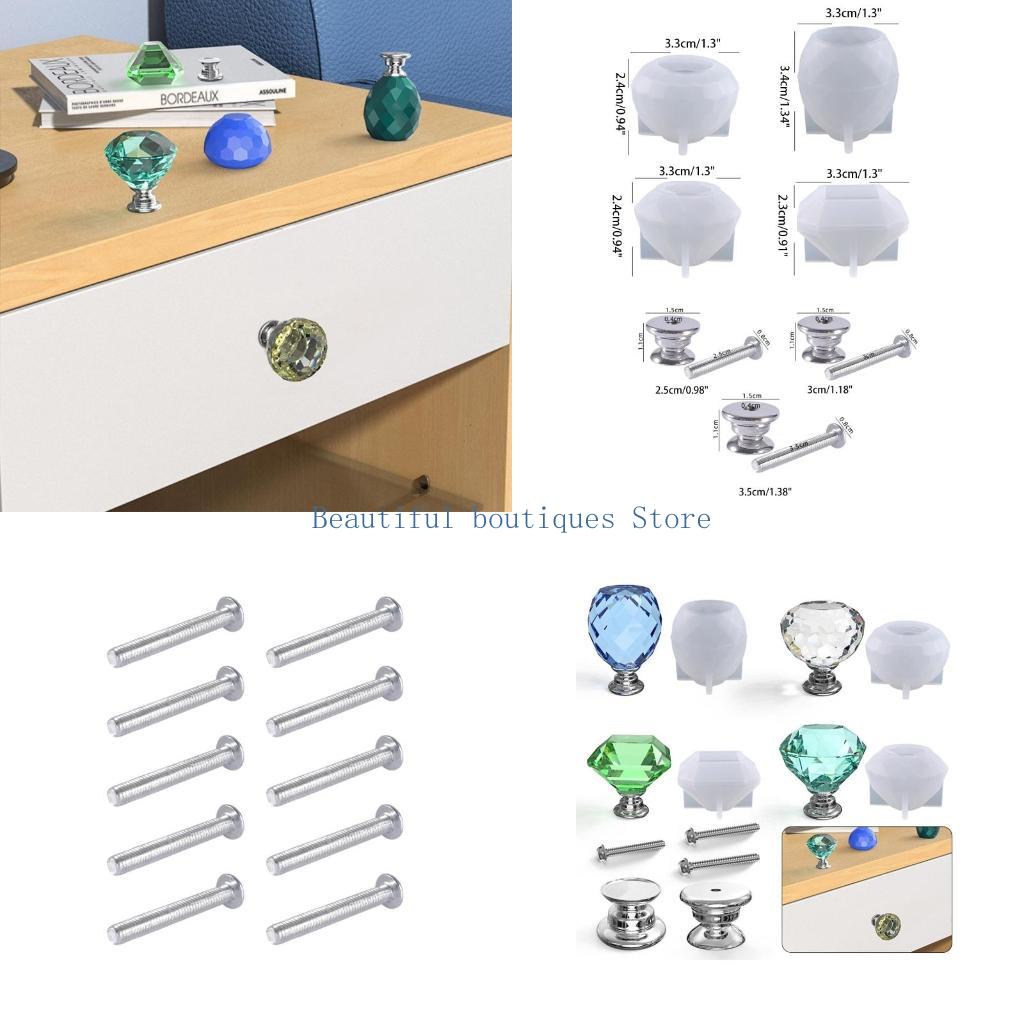 U4LF Cabinet Drawer Knobs Mold - Furniture Hardware Kit 评论和价格