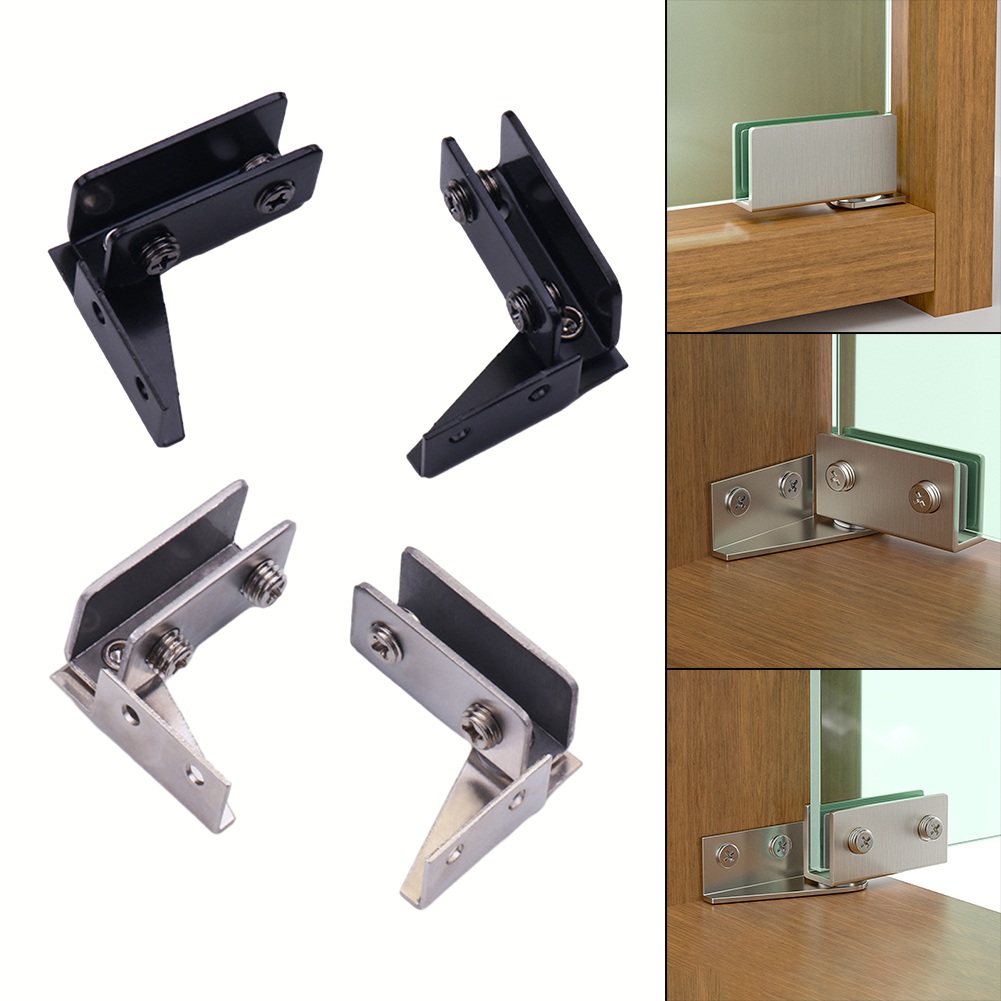 2PCS Non-Porous Glass Door Hin - Furniture Hardware Display 评论和价格