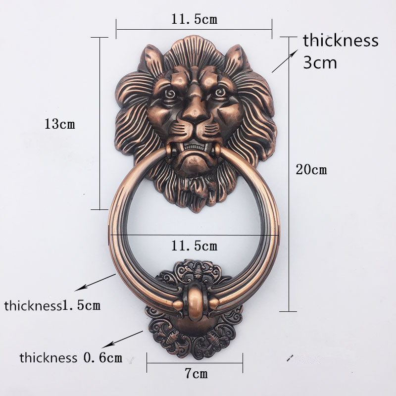 Antique Bronze Lion Head Handl - Furniture Hardware Kit 评论和价格