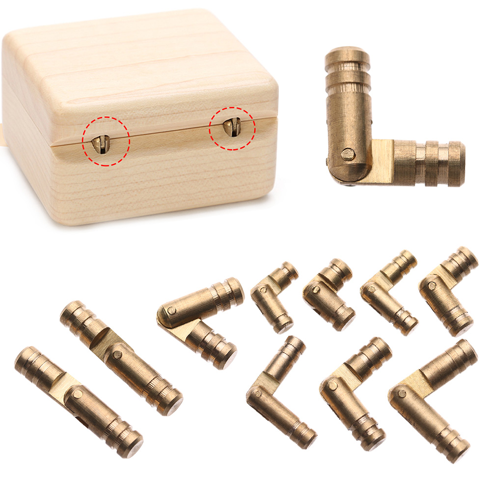 10Pcs/lot Jewelry Box Hinges H - Furniture And Hardware Supplies 评论和价格