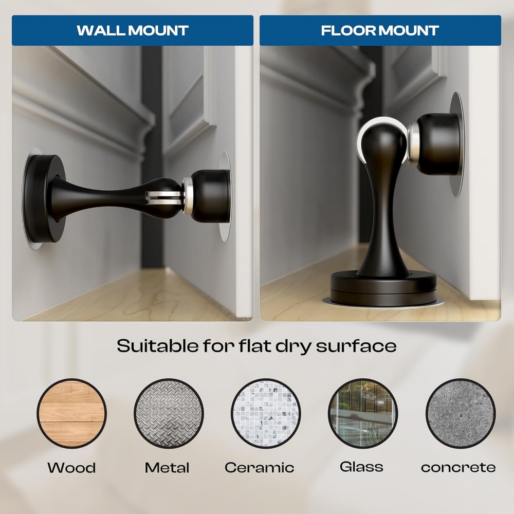 Magnetic Door Stop with Self-A - Magnetic Catch Door 评论和价格
