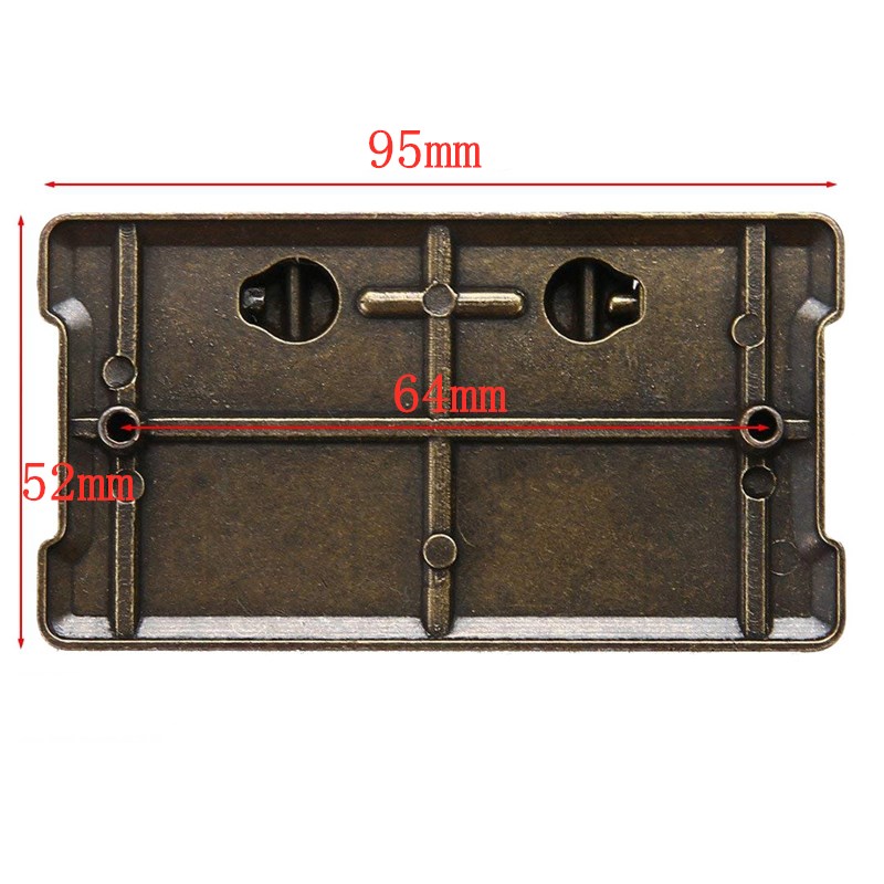 4Pcs Vintage Antique Bronze Dr - Furniture Hardware Parts 评论和价格