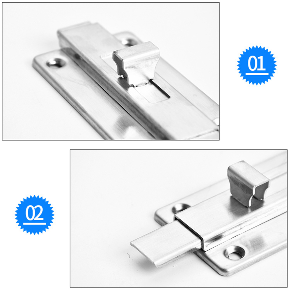 1pc Stainless Steel Double-end - Barrel Bolt Slide 评论和价格