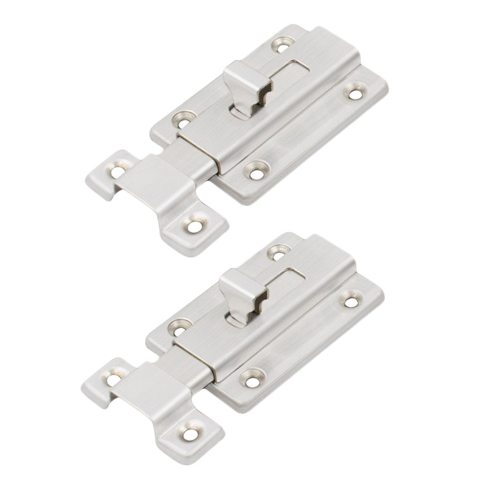 2Pcs Thickened Slide Lock Stai - Barrel Bolt Slide 评论和价格