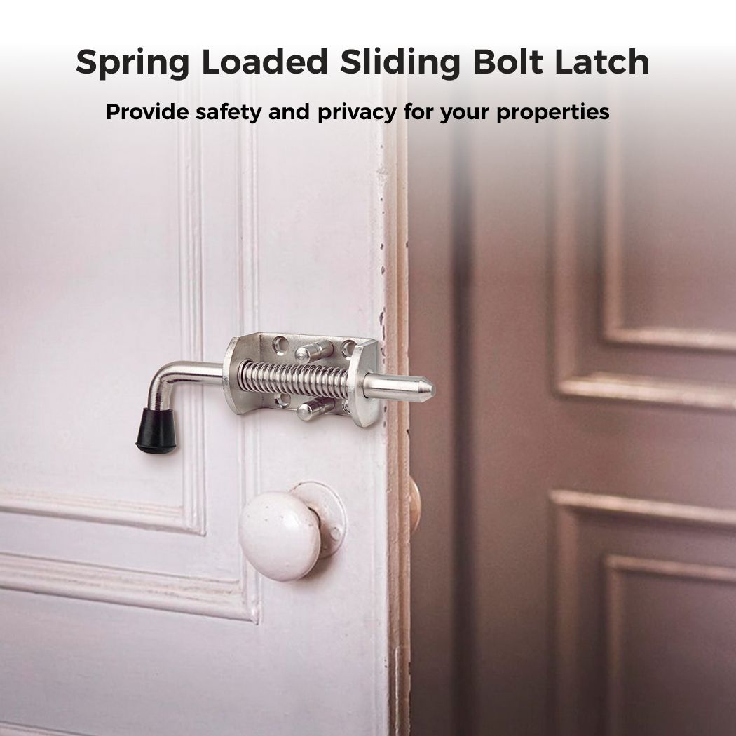 2Pcs Spring Loaded Latch Pin S - Barrel Bolt Slide 评论和价格