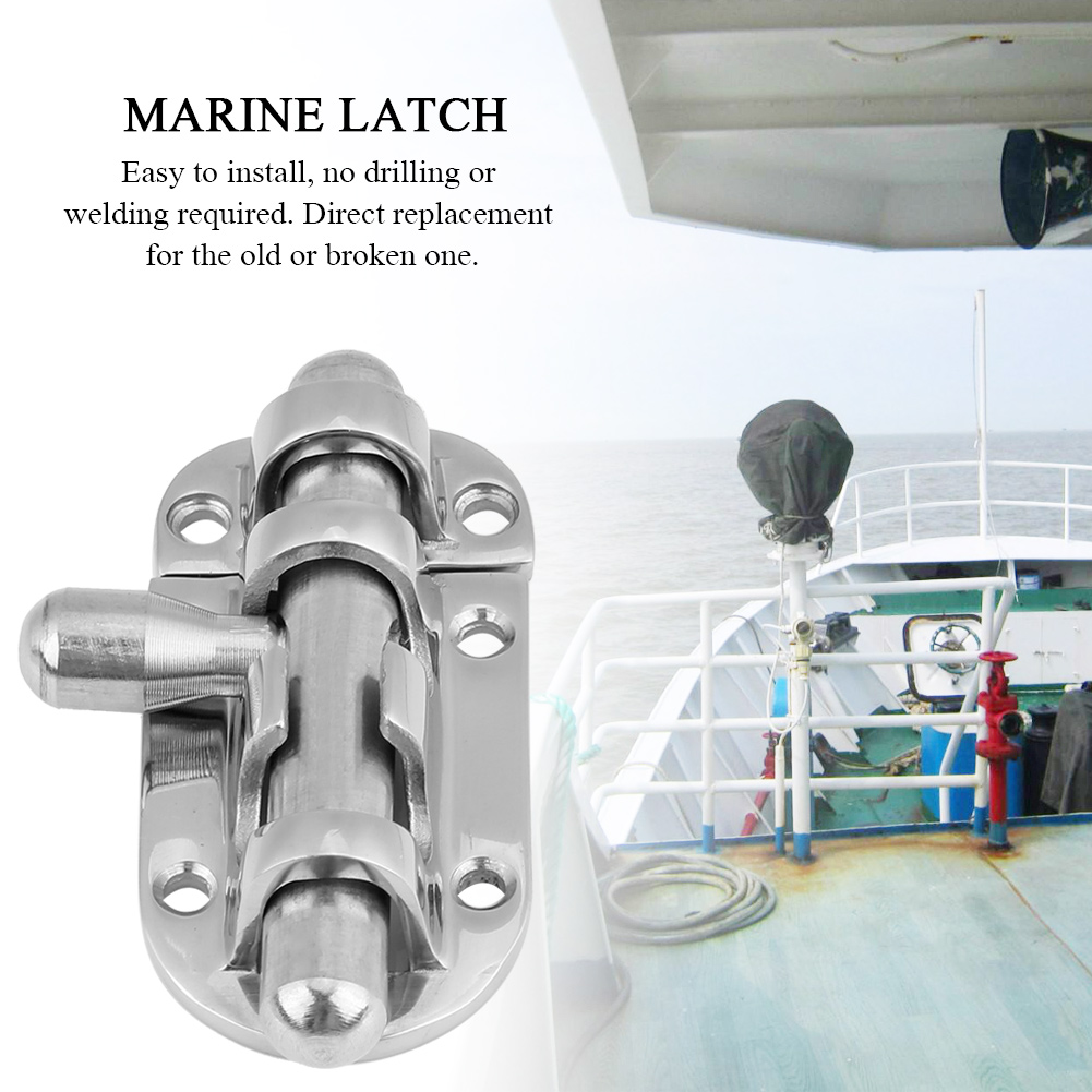 Marine Grade 316 Stainless Ste - Barrel Bolt Slide 评论和价格