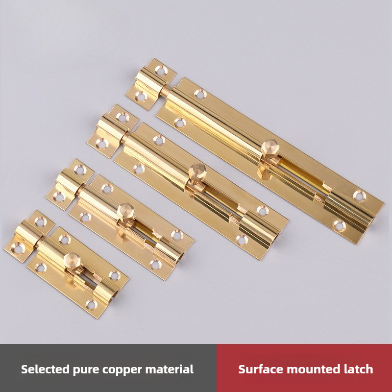 1PCS  Brass Doors Slide Latch  - Barrel Bolt Slide 评论和价格