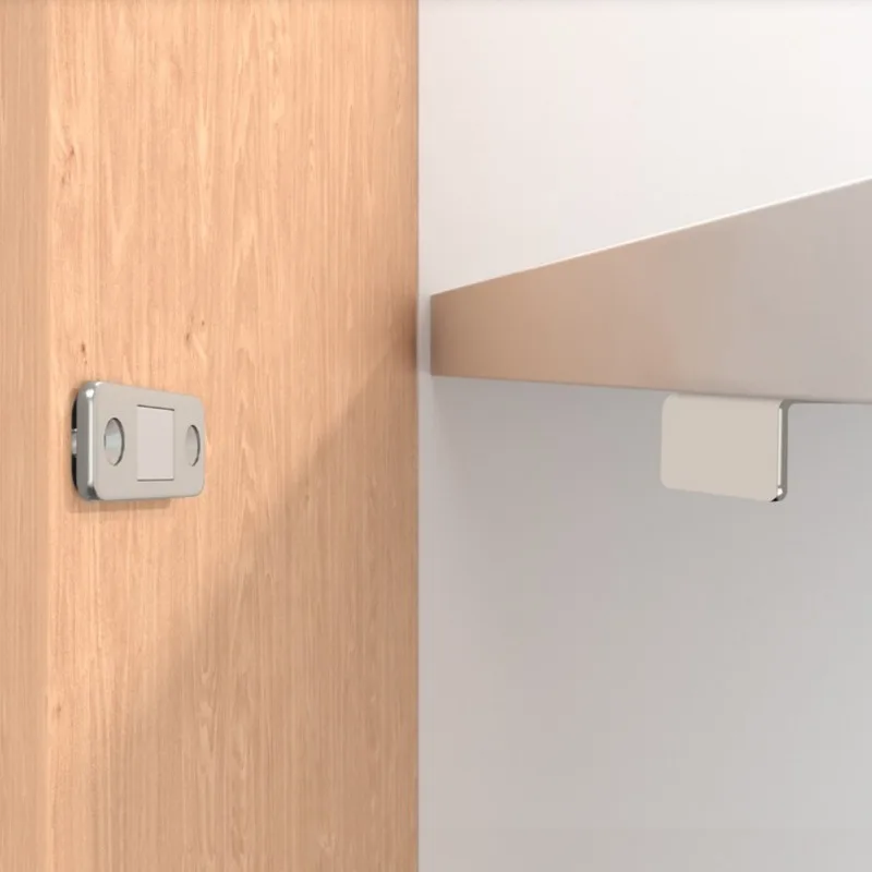 1-20PCS L Shape No Drill Magne - Magnetic Catch Door 评论和价格