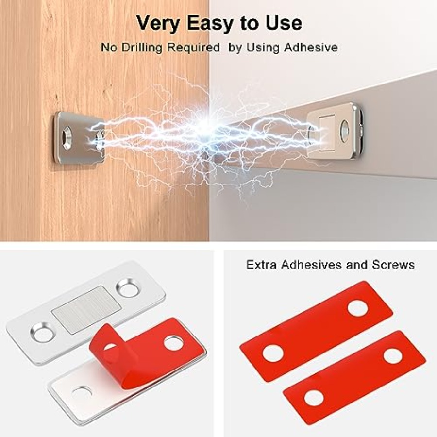 Cabinet Door Magnets 8 Pack Ul - Magnetic Catch Door 评论和价格