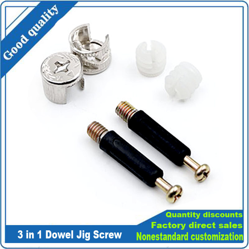 3 in 1 Dowel Jig Screw furnitu - Furniture Hardware Bolts 评论和价格