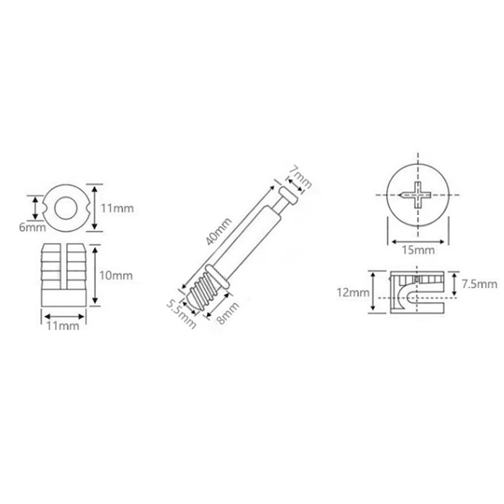 3 in 1 Dowel Jig Screw furnitu - Furniture Hardware Bolts 评论和价格