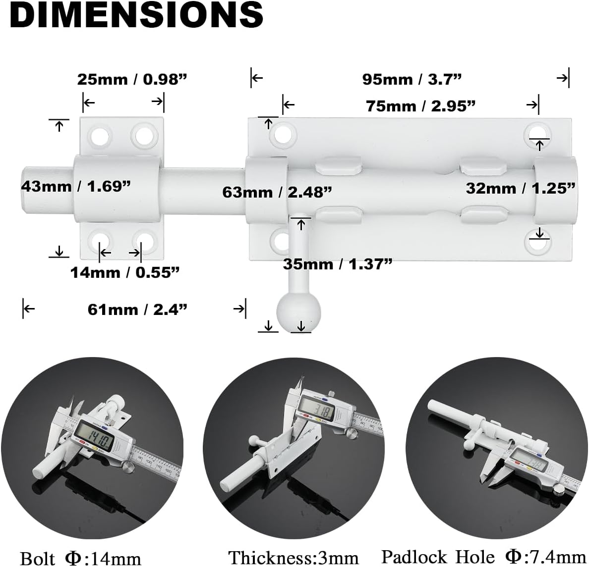 304 Stainless Steel Barrel Bol - Barrel Bolt Slide 评论和价格