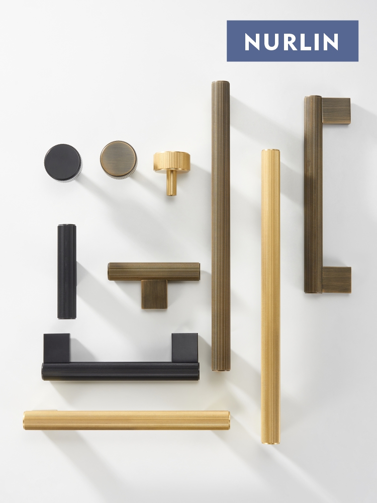 Nurlin Solid Brass New Linear  - Furniture Hardware Kit 评论和价格