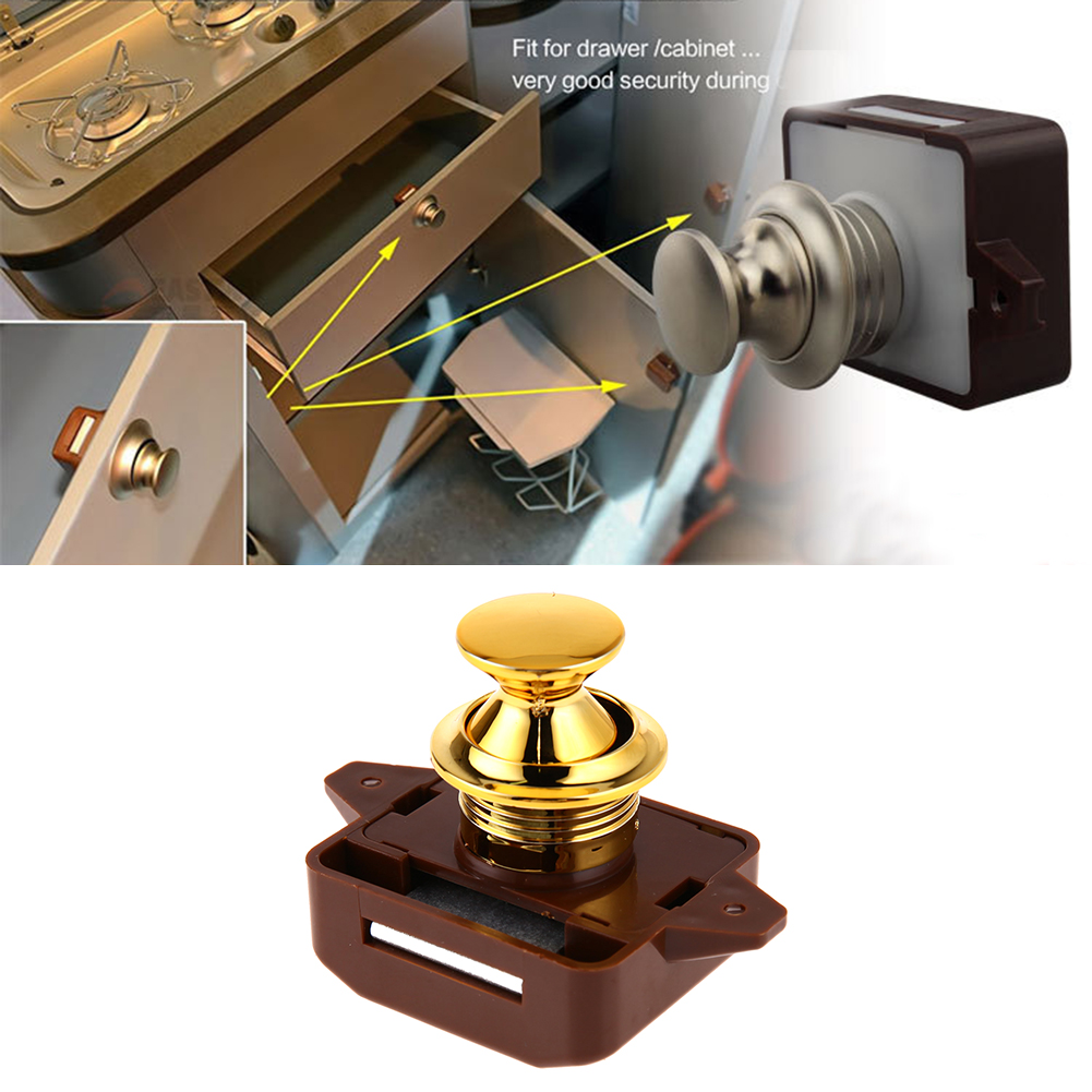 1PC Mini Push Lock Button Catc - Furniture Hardware Kit 评论和价格