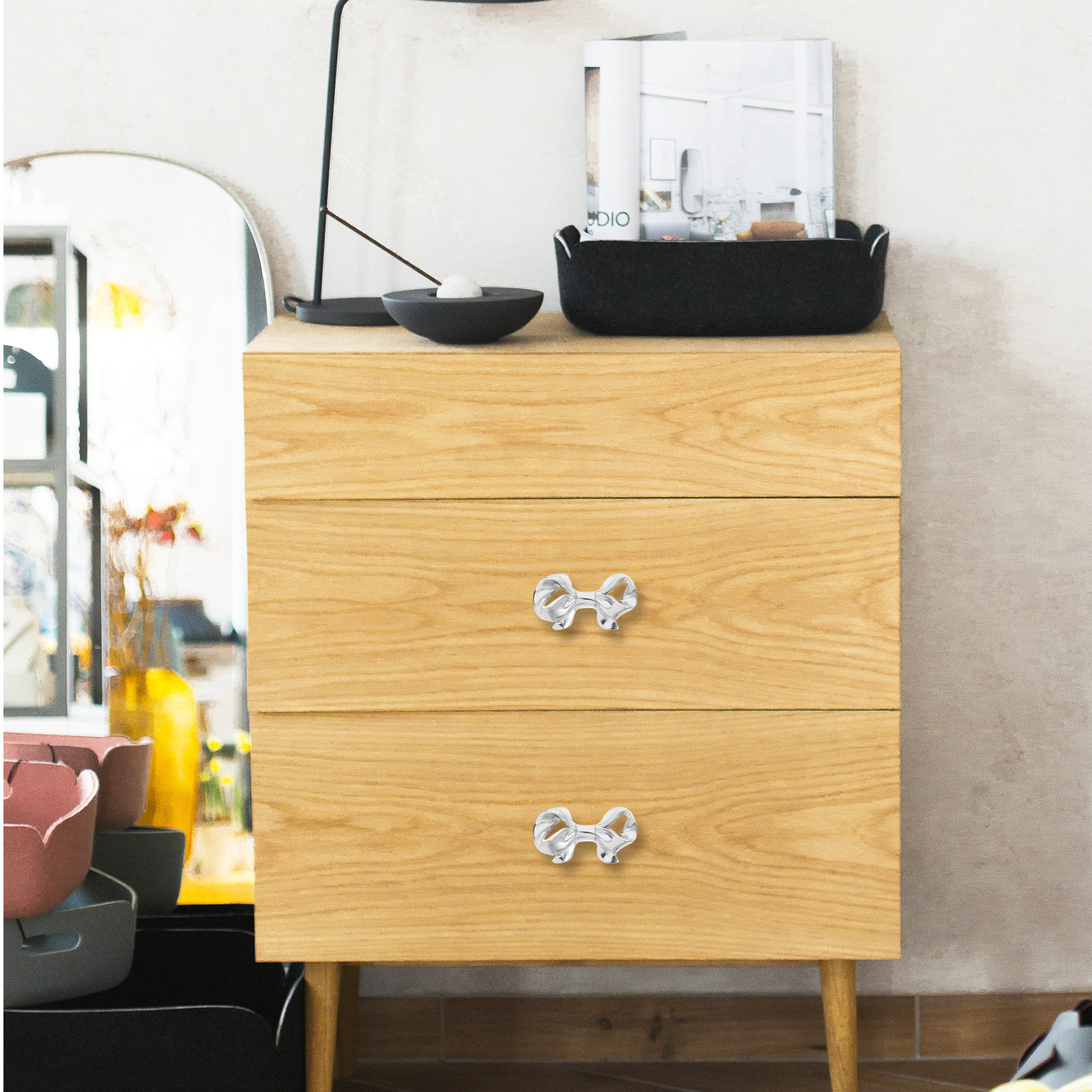 Bow Shape Brass Drawer Knobs V - Furniture And Hardware Supplies 评论和价格