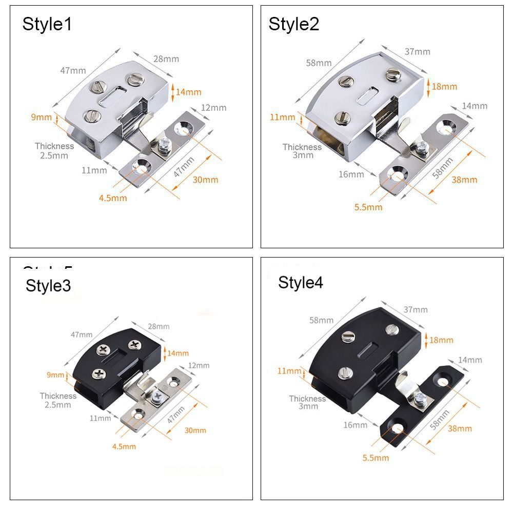 Glass cabinet door hinge cabin - Furniture Hardware Display 评论和价格