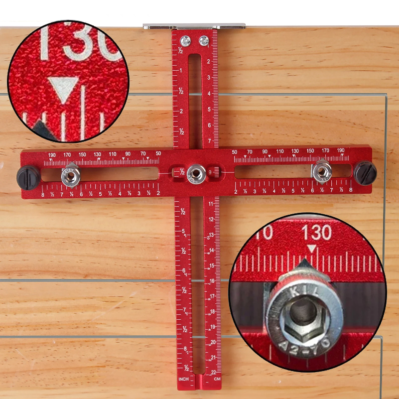 Metric/Inch Handle Template Ji - Furniture Hardware Kit 评论和价格