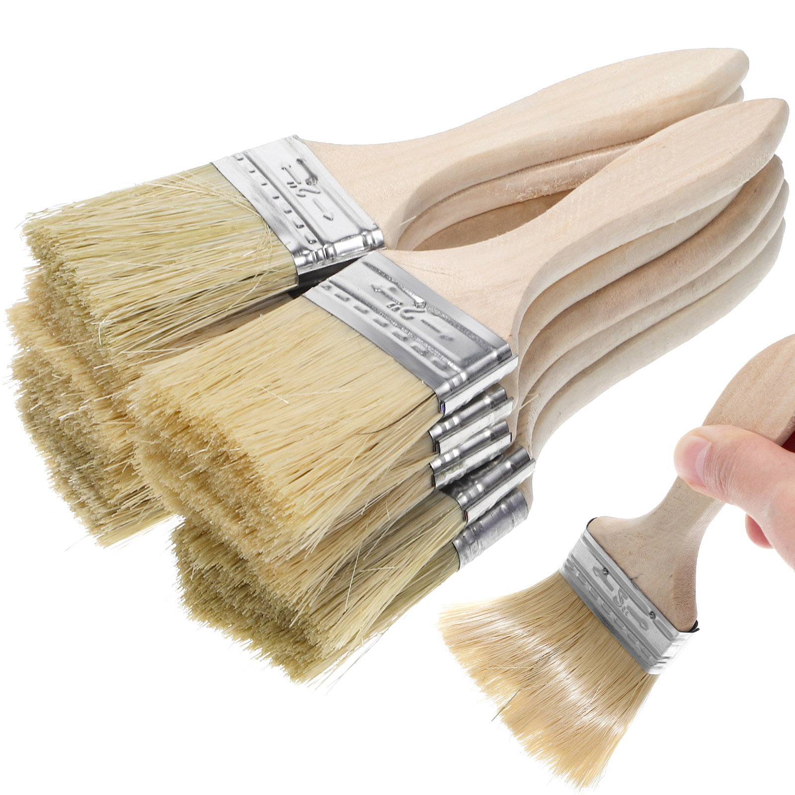 10 Pcs Thickened Wooden Handle - Furniture Hardware Parts 评论和价格