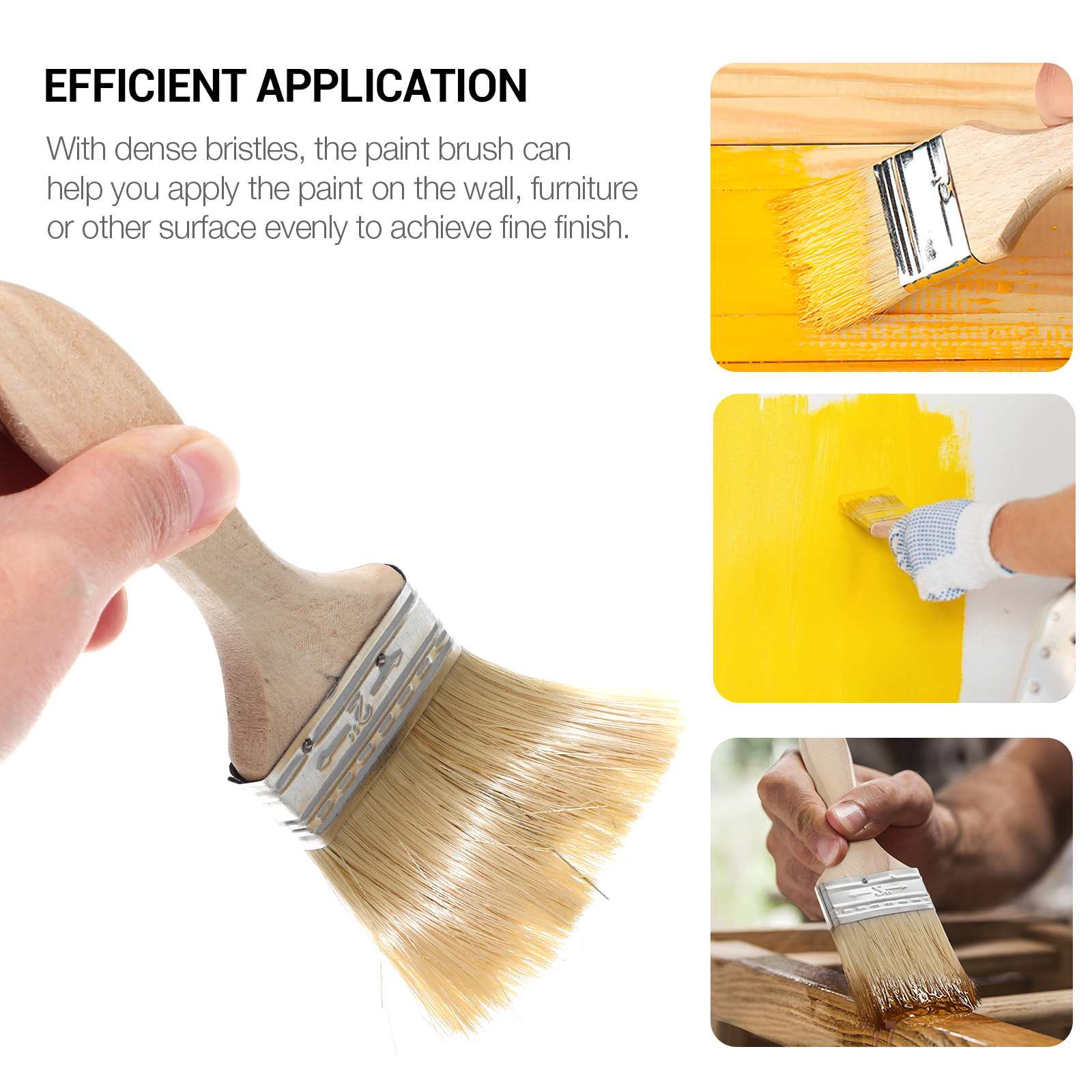 10 Pcs Thickened Wooden Handle - Furniture Hardware Parts 评论和价格