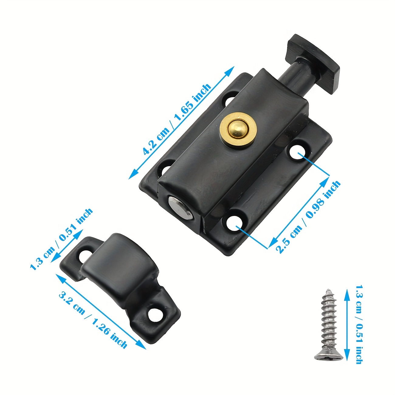 Gate Latches Stainless Steel A - Barrel Bolt Slide 评论和价格