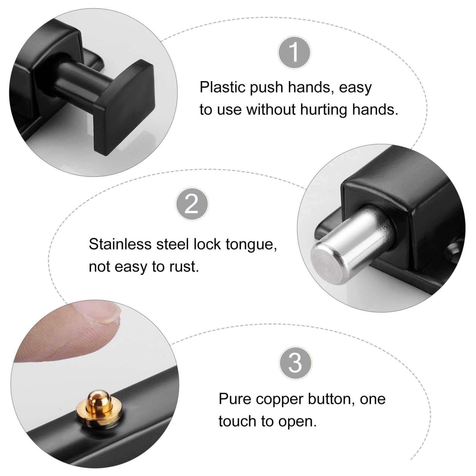 Gate Latches Stainless Steel A - Barrel Bolt Slide 评论和价格