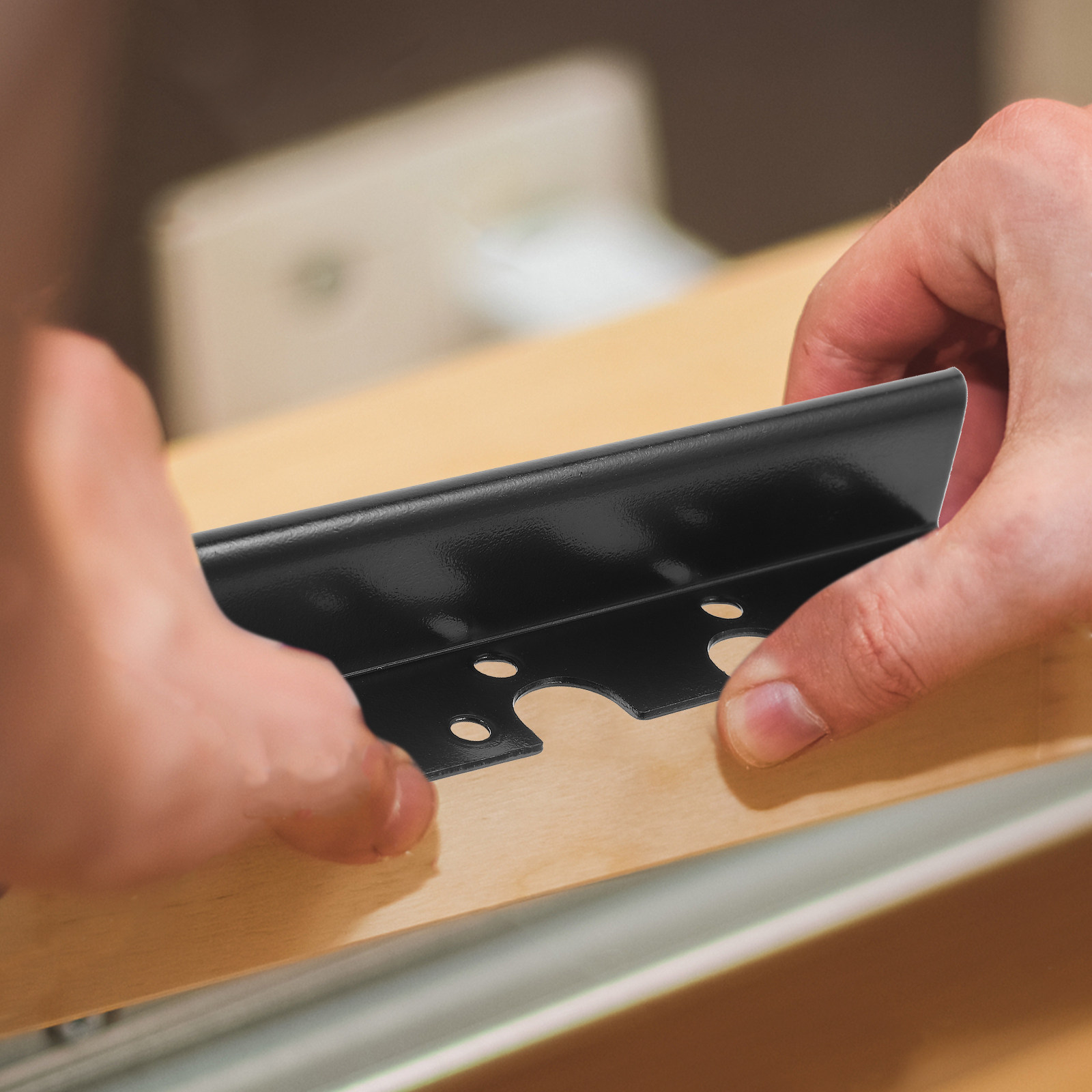 2Pcs Bed Rail Bracket Iron Thi - Furniture And Hardware Supplies 评论和价格