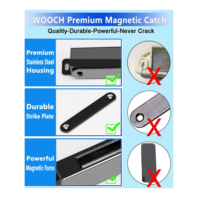 HFES 4-Pack Magnetic Door Catc - Magnetic Catch Door 评论和价格