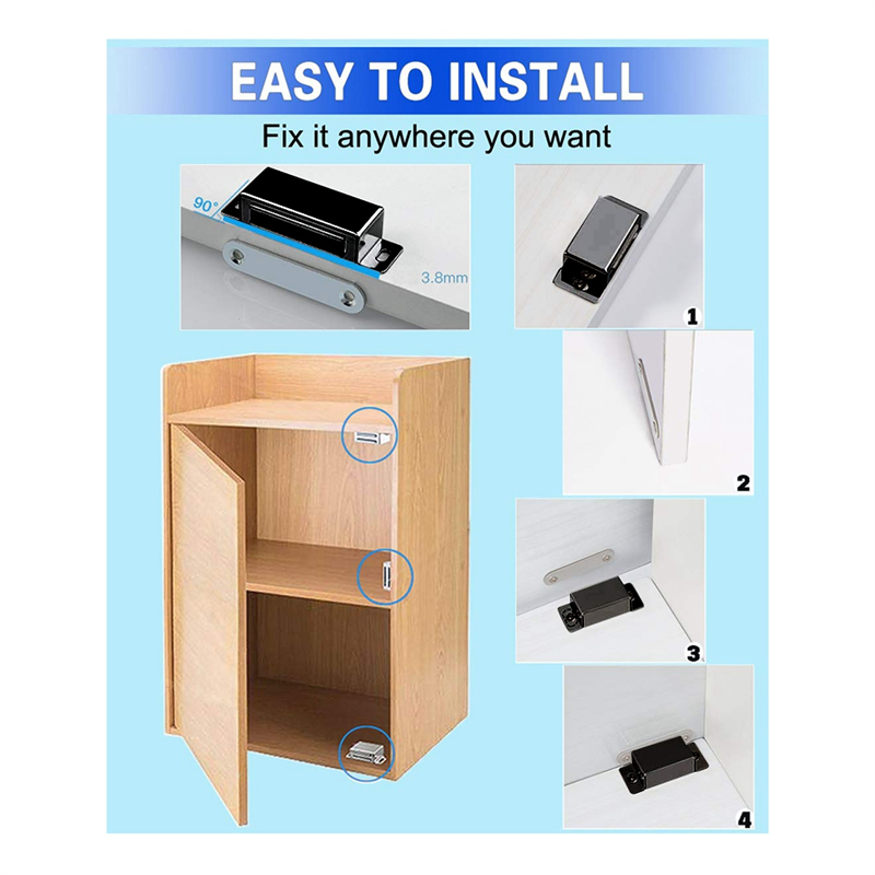 HFES 4-Pack Magnetic Door Catc - Magnetic Catch Door 评论和价格